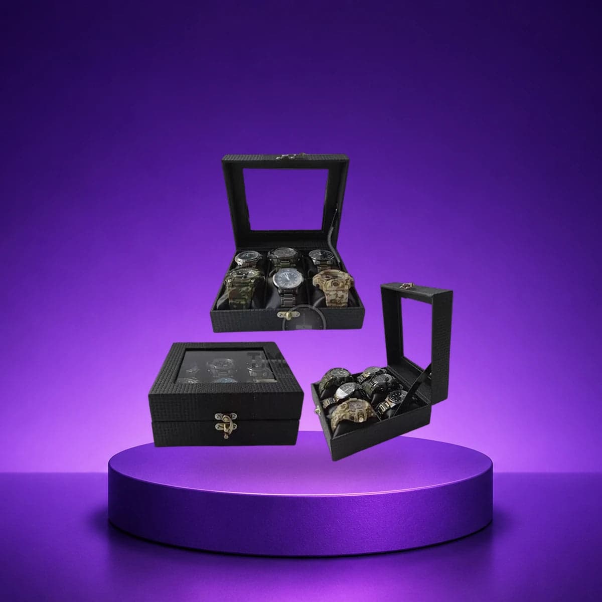 Estuche Organizador para Relojes 6 Puestos